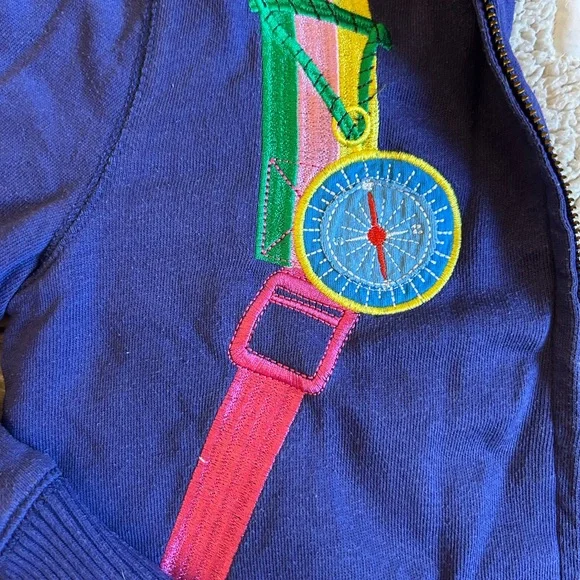 Mini Boden Sherpa Hoodie 8-9 - Picture 4 of 5